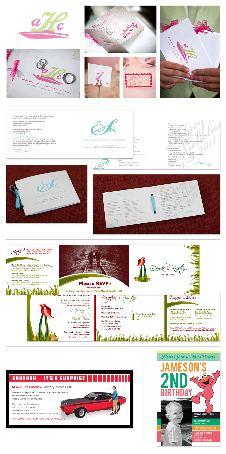 Wedding and Invitation Design